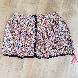 Betsy Johnson floral skirt